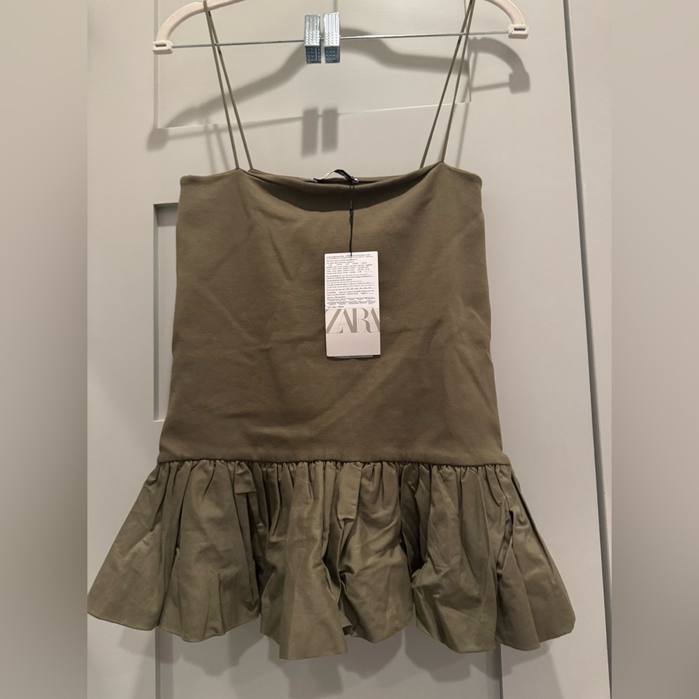 Zara Khaki Women's Skirt Set - Picture 1 of 4